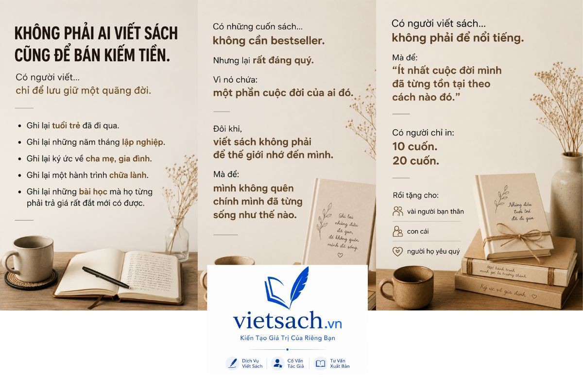 dịch vụ viết sách hồi ký, tự truyện
